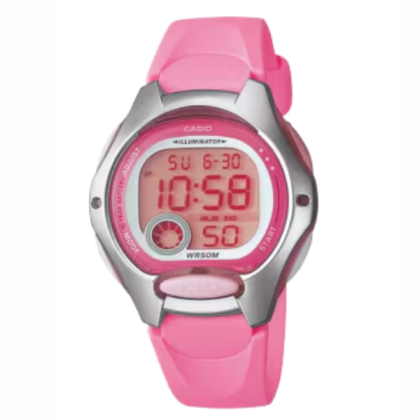 Casio General LW-200-4BV Pink Strap Classic Digital Unisex Kid's Watch 
